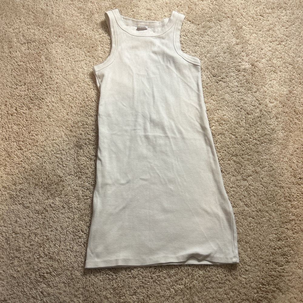 cotton on tank ribbed dress mini